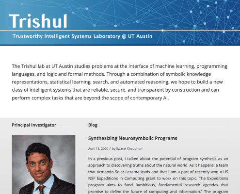 Trishul: Trustworthy Intelligent Systems Laboratory @ UT Austin